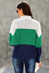 Oversized Chunky Batwing Long Sleeve Turtleneck Sweater